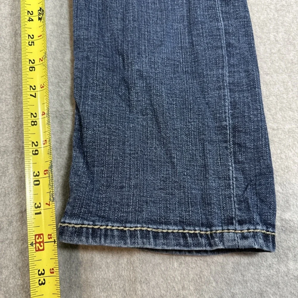 BKE Men's Mason Slim‎ Straight Leg 33X32 Stretch Denim Whiskered Jeans